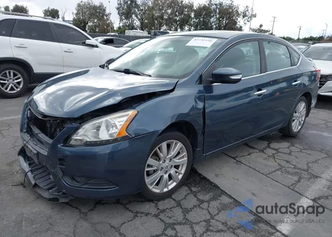 2014 Nissan Sentra Sl from USA, damaged, VIN 3N1AB7AP5EY310180
